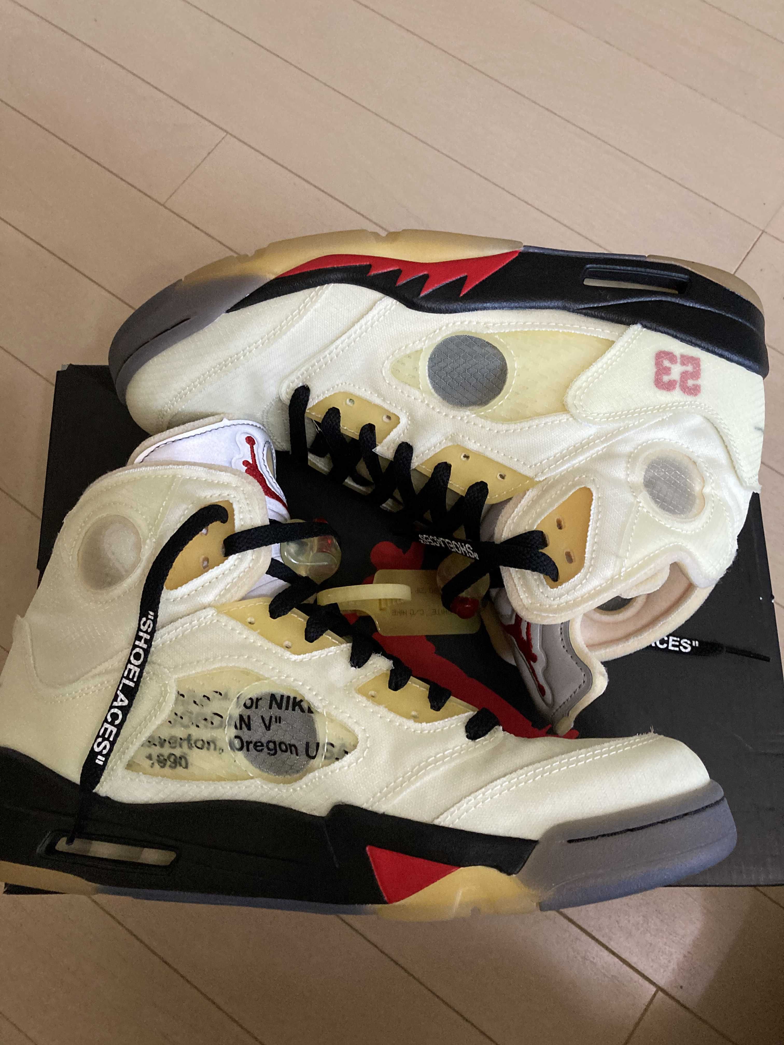 Off-White × Nike Air Jordan 5 "Sail"