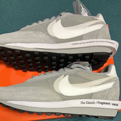 Fragment × sacai × Nike LD Waffle "Light Smoke Grey"