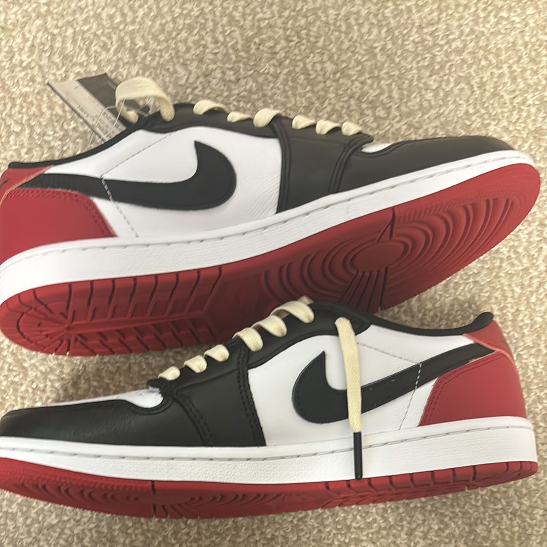 Nike Air Jordan 1 Retro Low OG "Black Toe"