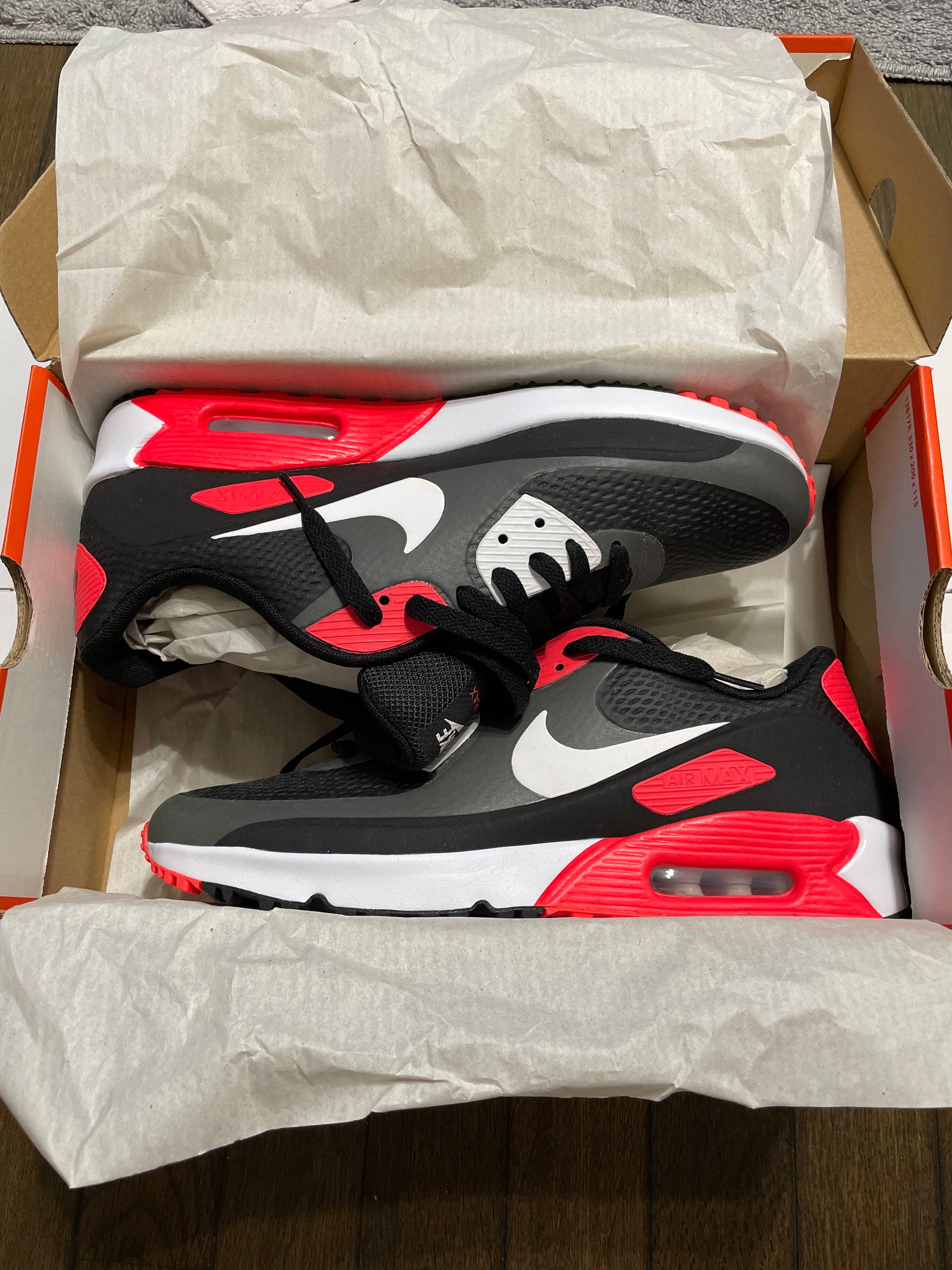 Nike Air Max 90 Golf "Iron Gray/Black/Infrared23/White"