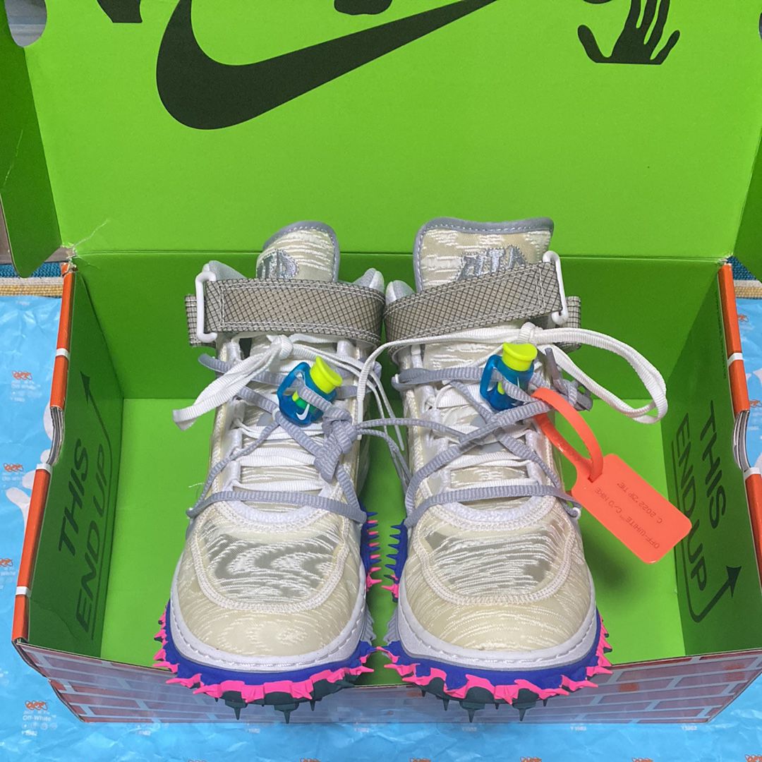 Off-White × Nike Air Force 1 Mid "White"