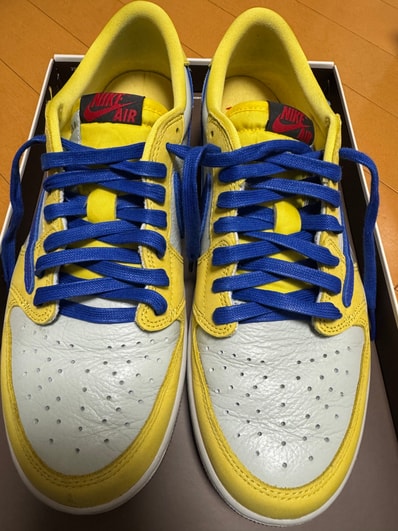 Travis Scott × Nike Women's Air Jordan 1 Retro Low OG "Canary"