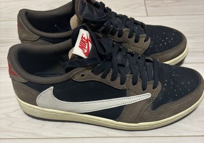 Travis Scott × Nike Air Jordan 1 Low OG SP-T "Black/Dark Mocha"