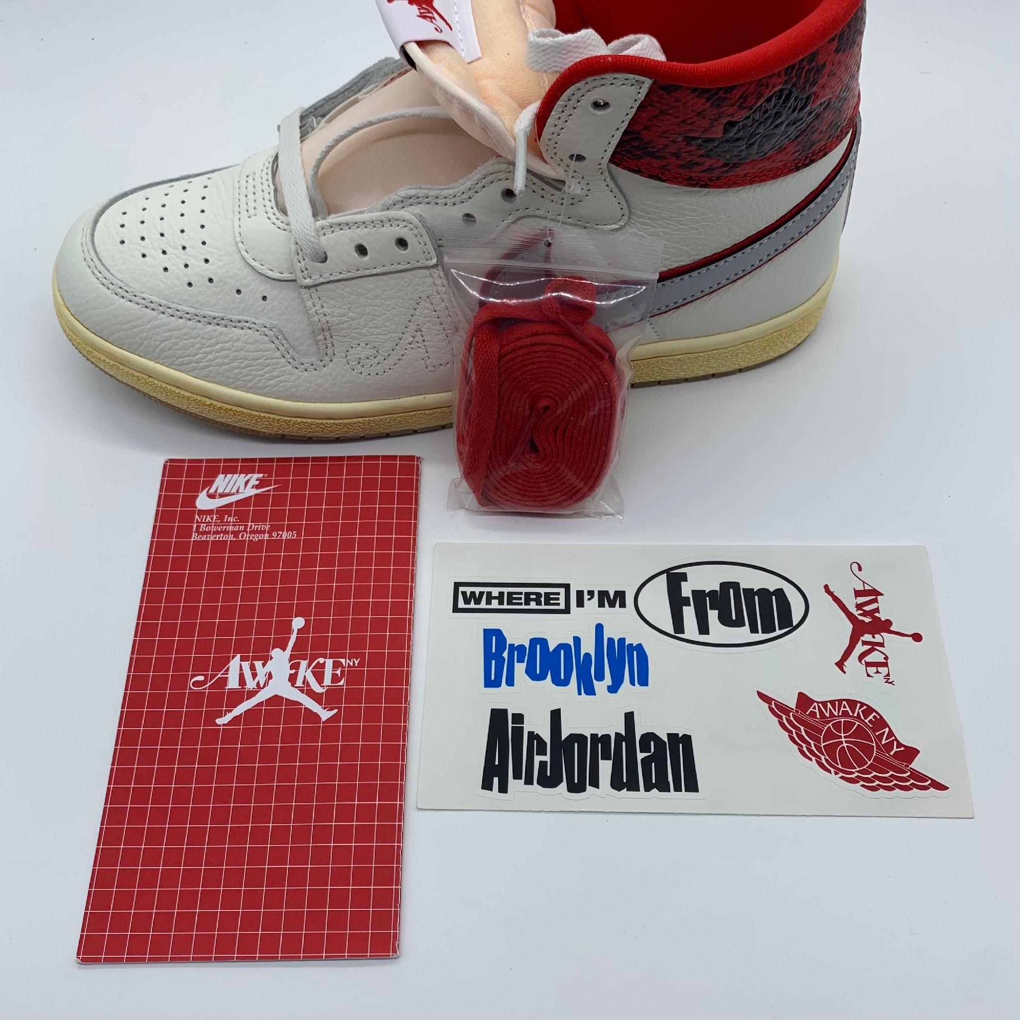 Awake NY × Nike Jordan Air Ship SP "University Red"
