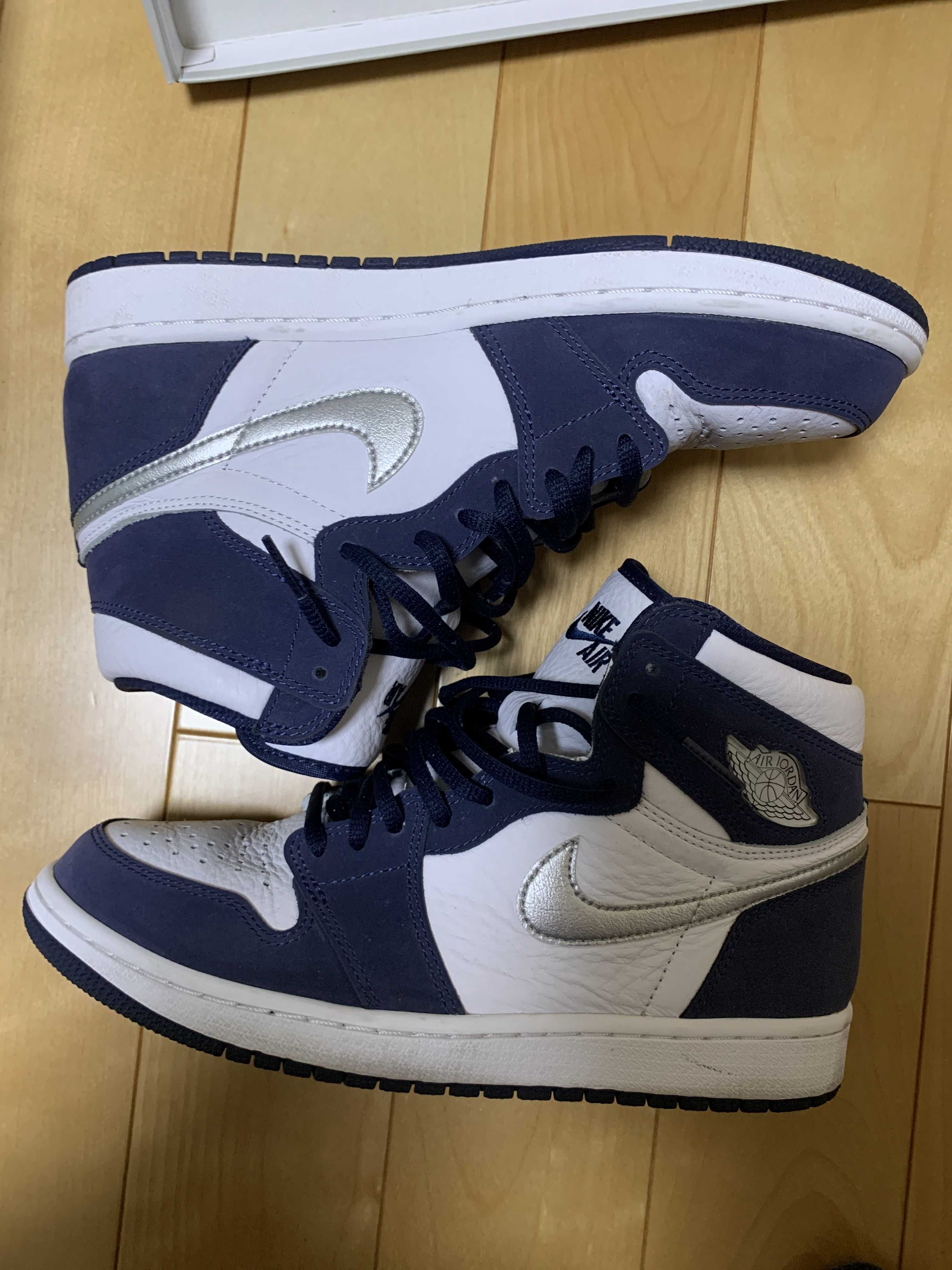 Nike Air Jordan 1 High OG CO.JP "White/Midnight Navy" (2020)(ブリーフケースなし)