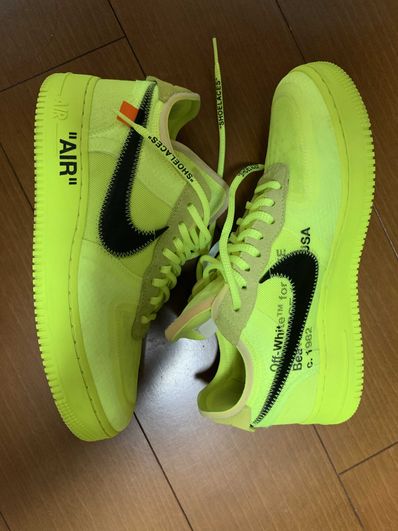 Off-White × Nike Air Force 1 Low "Volt"