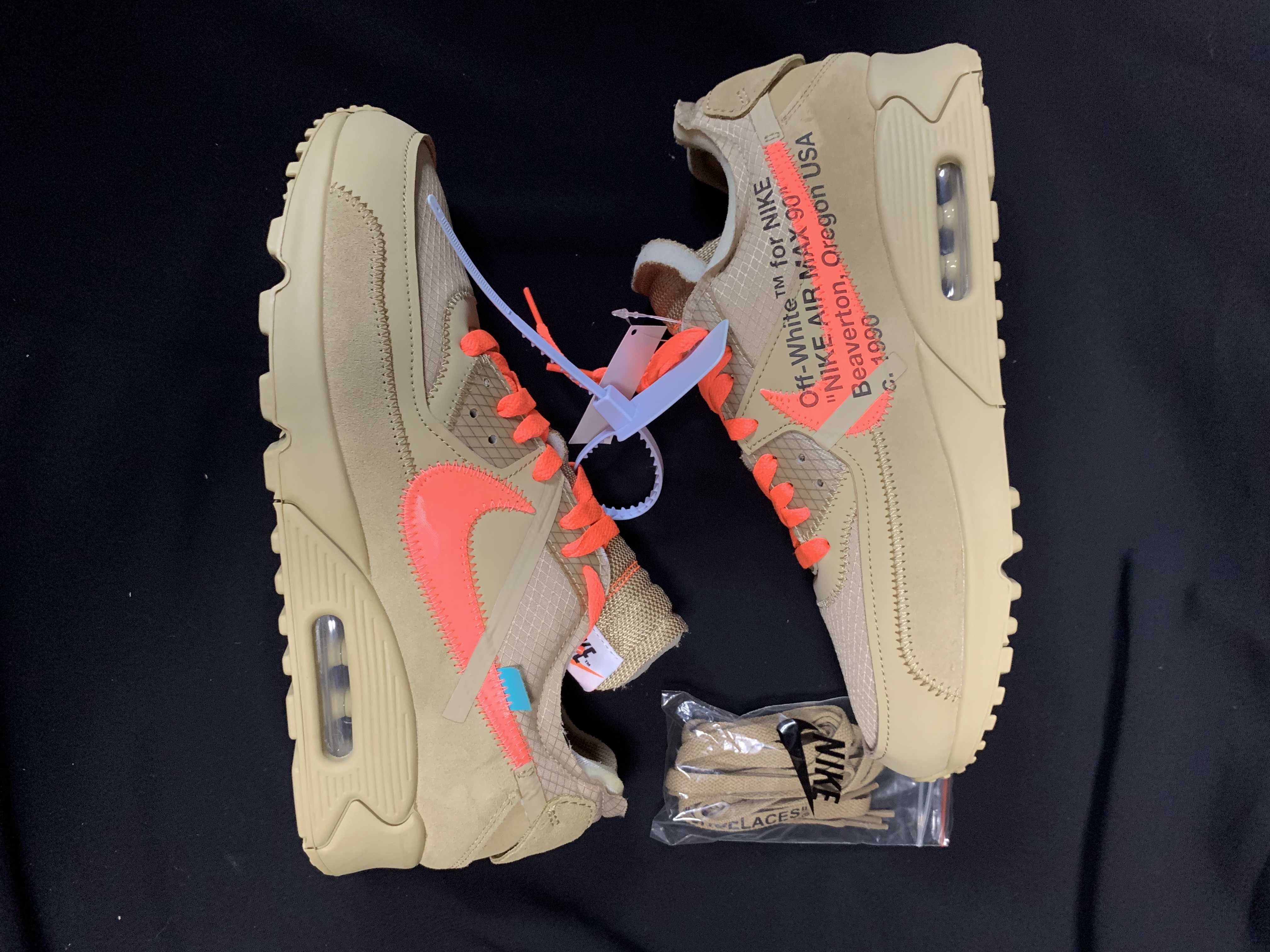 Off-White × Nike Air Max 90 "Desert Ore"
