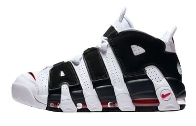 Nike Air More up Tempo "White/Black/University Red"(~2018)