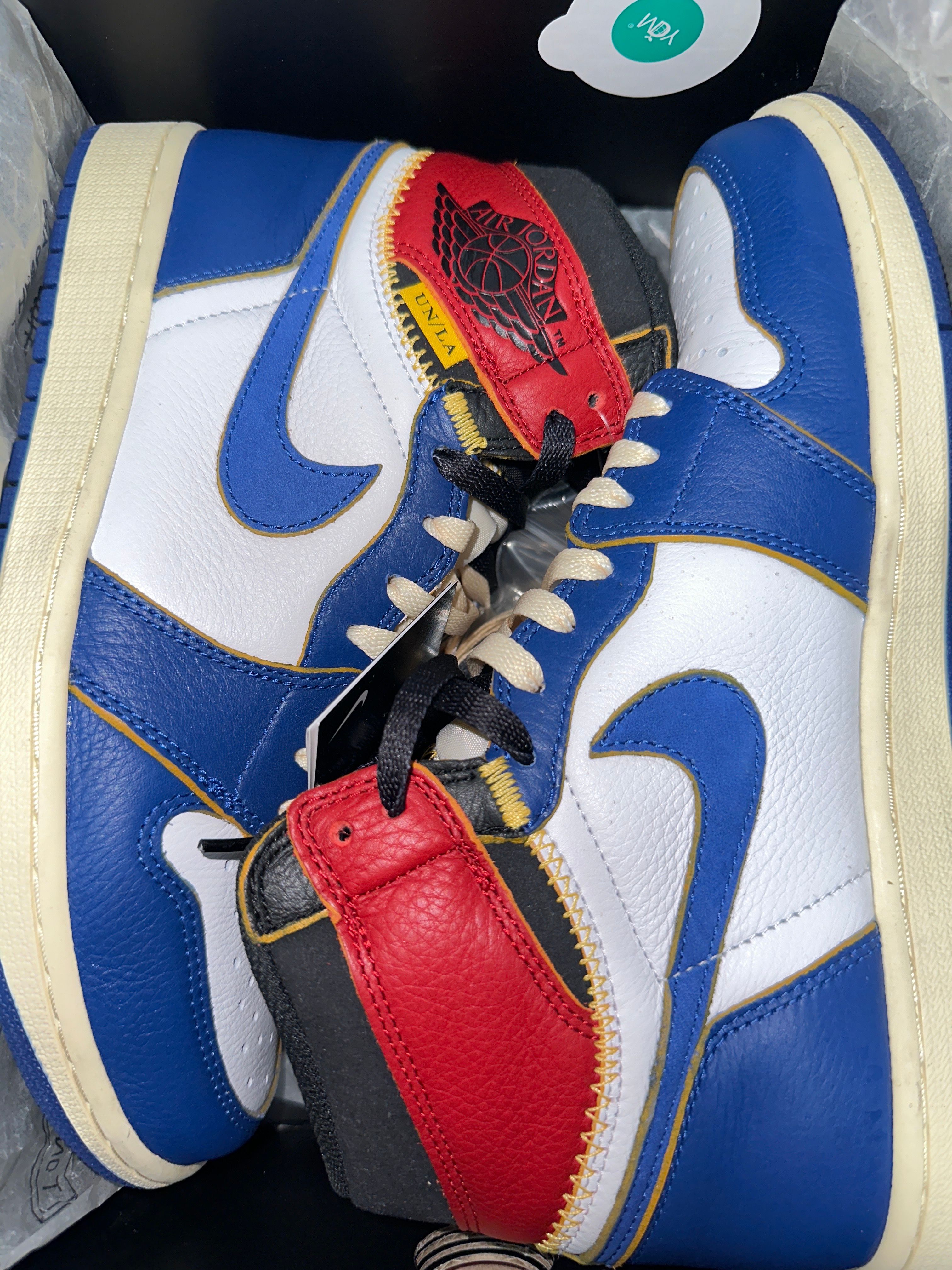 Union × Nike Air Jordan 1 Retro High OG NRG "Storm Blue/Varsity Red"