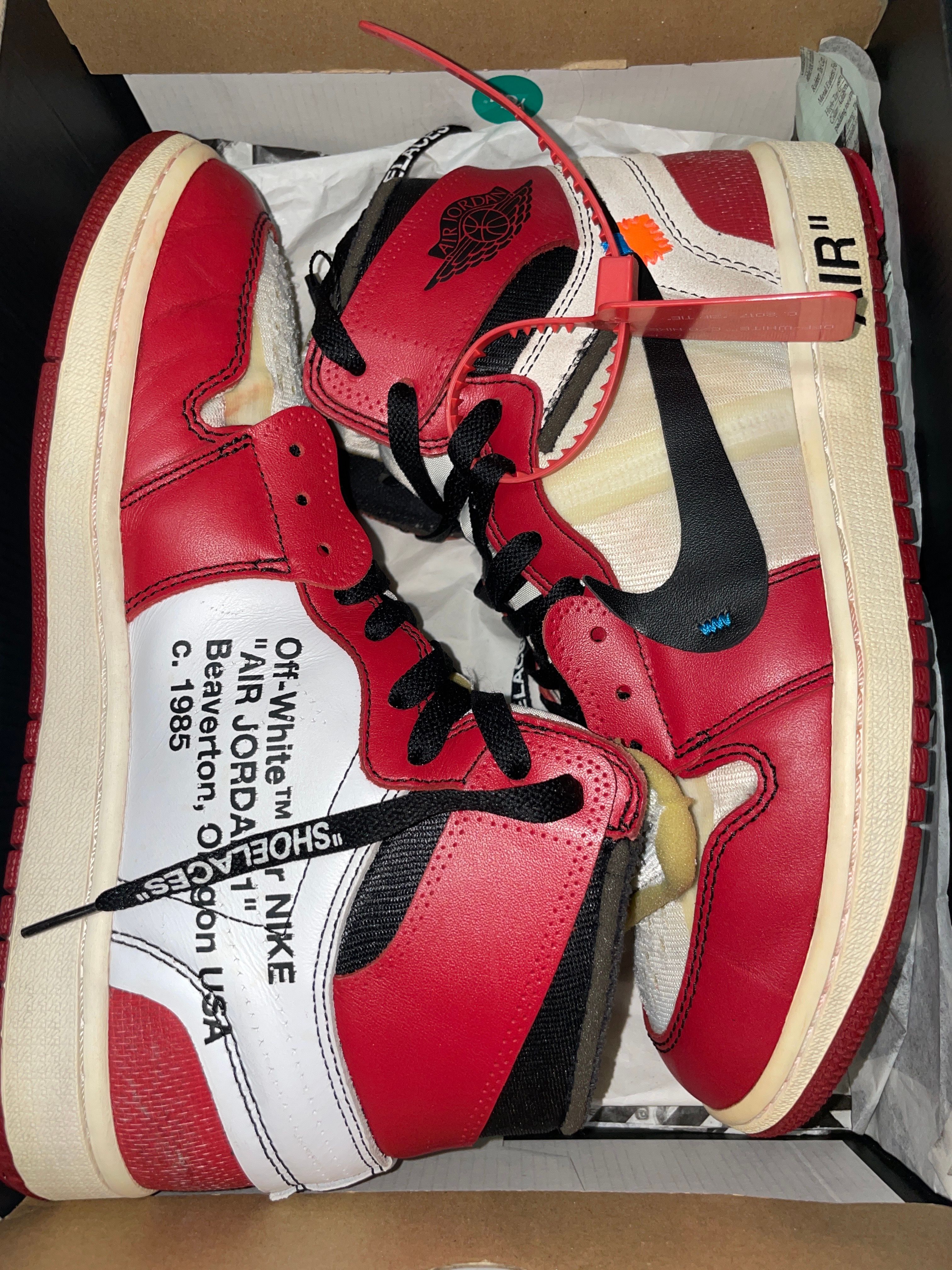 Off-White × Nike Air Jordan 1 Retro High The Ten "Chicago"