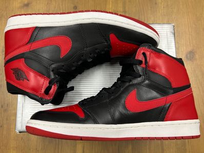 Nike Air Jordan 1 Retro High "Black Varsity Red/Bred"(2001)