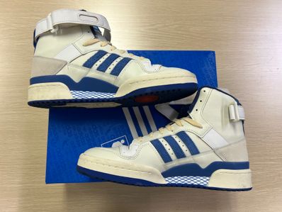 adidas Forum 84 High Blue Thread "Off White-Bright Blue/Footwear White"