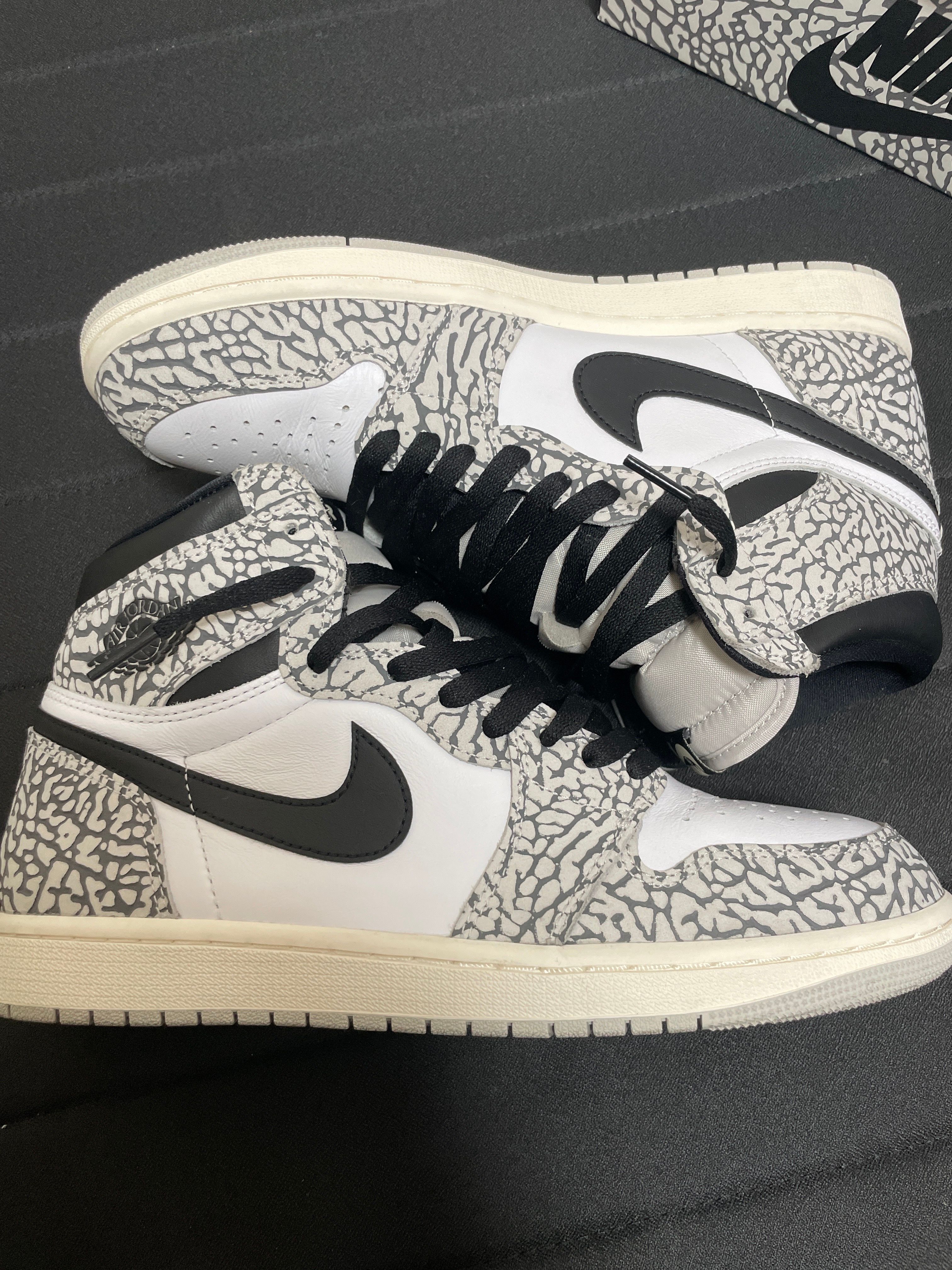Nike Air Jordan 1 High OG "White Cement/Safari"