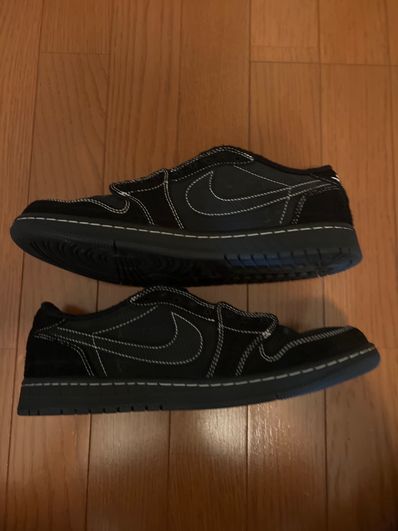 Travis Scott × Nike Air Jordan 1 Low OG SP "Black Phantom"