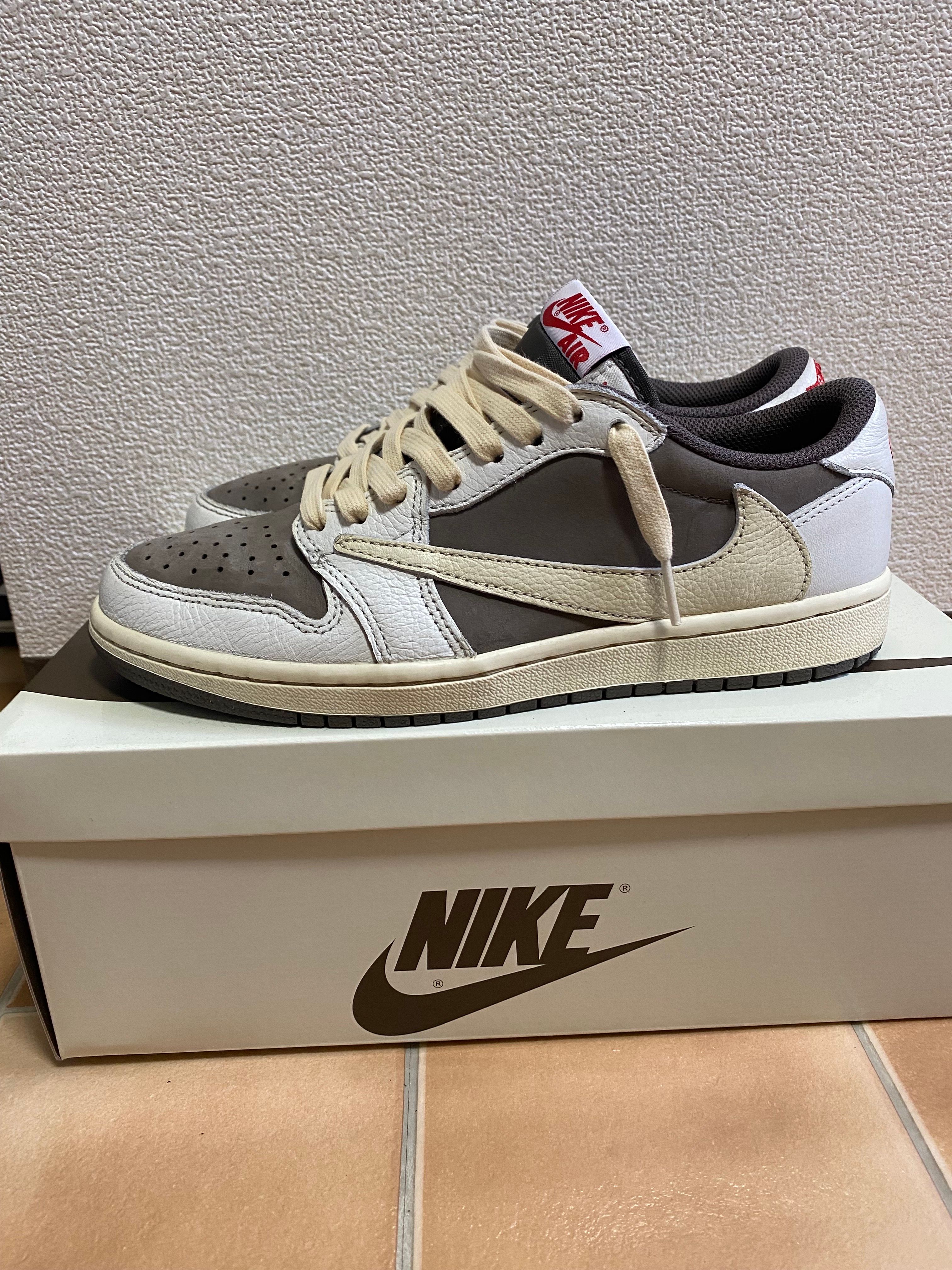 Travis Scott × Nike Air Jordan 1 Low OG SP "Reverse Mocha/Sail and Ridgerock"