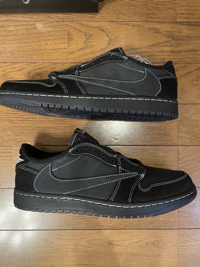 Travis Scott × Nike Air Jordan 1 Low OG SP "Black Phantom"