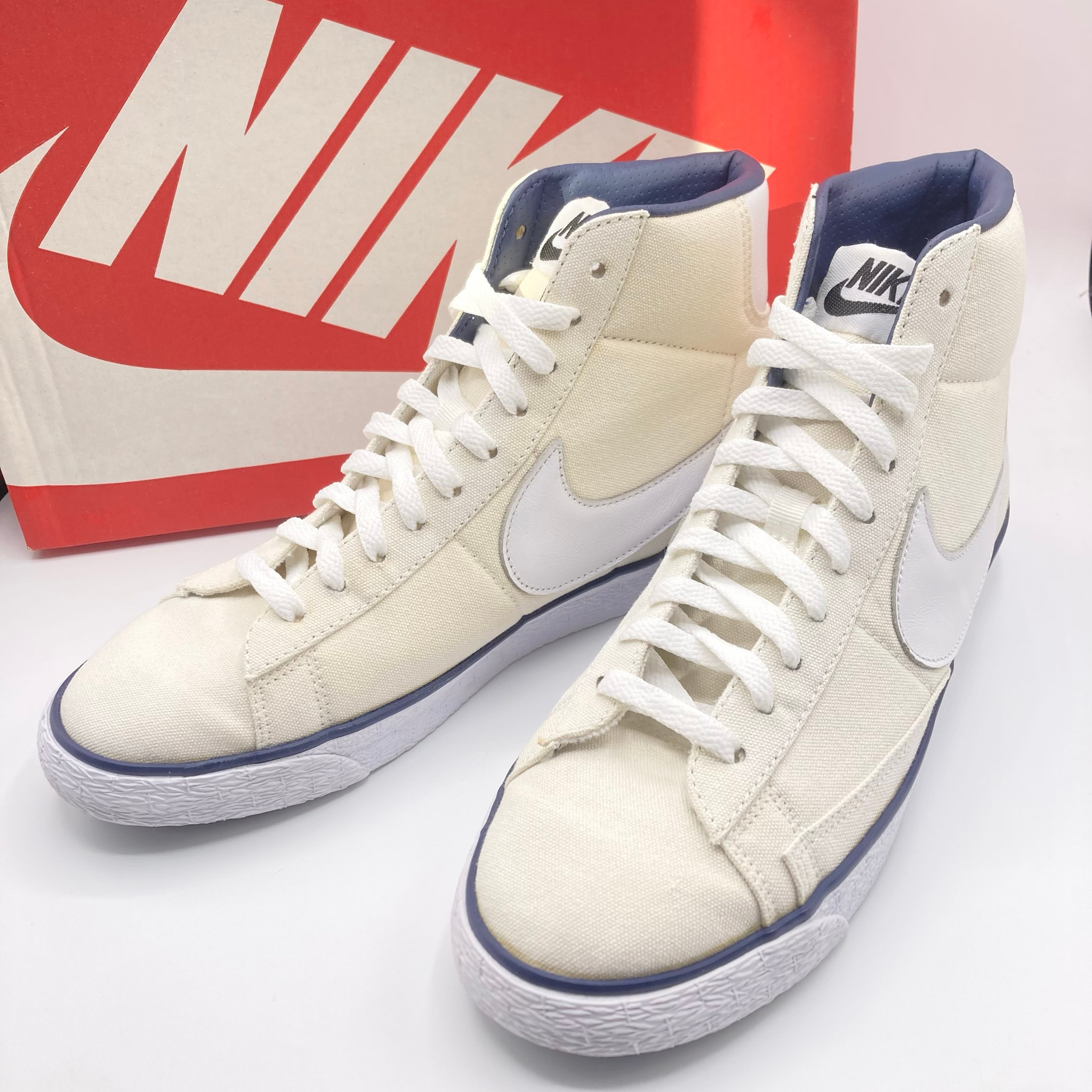 Nike Blazer Mid Vintage APC "White/Midnight Navy"