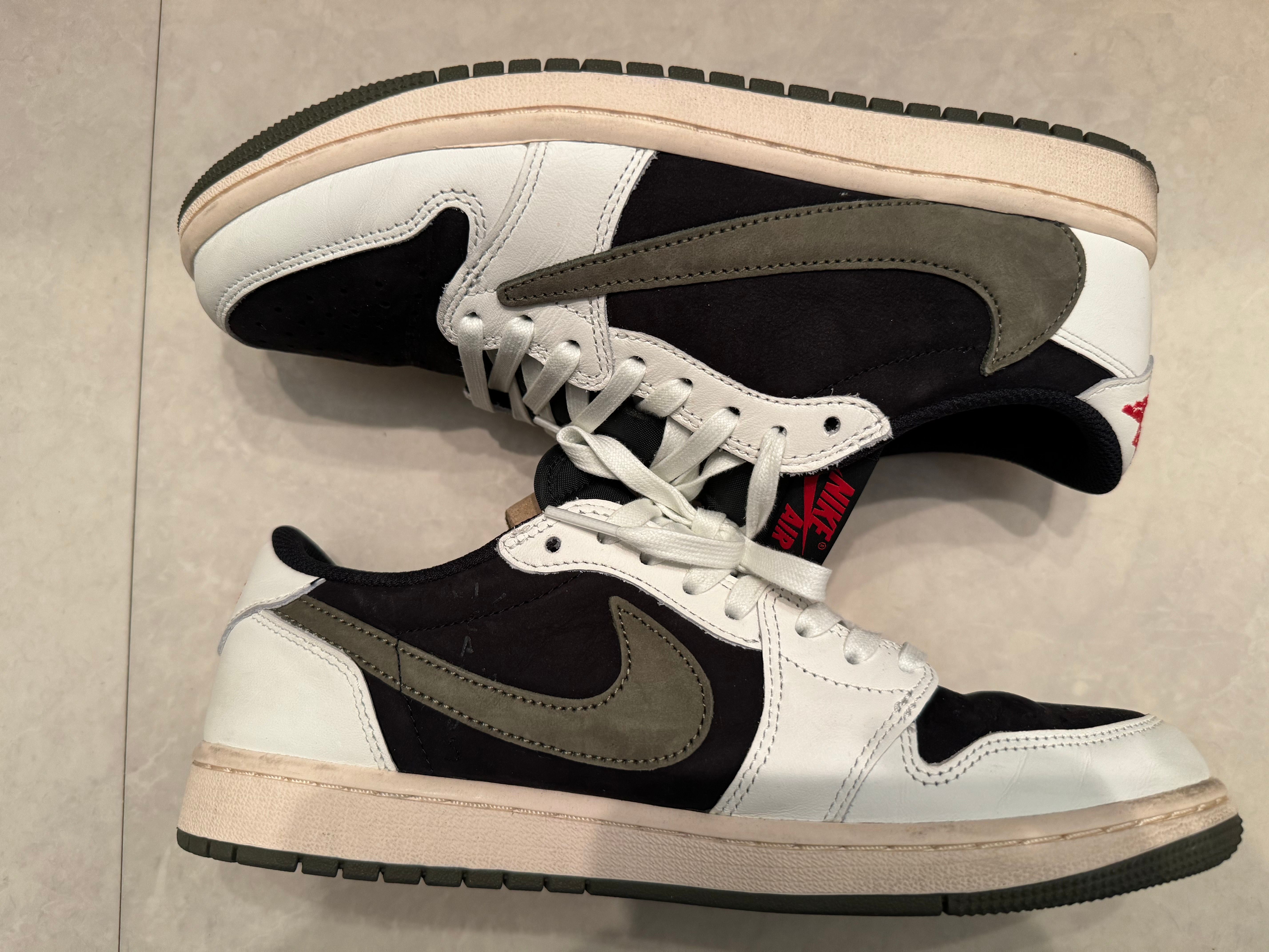 Travis Scott × Nike Women's Air Jordan 1 Low OG "Medium Olive"