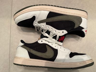 Travis Scott × Nike Women's Air Jordan 1 Low OG "Medium Olive"