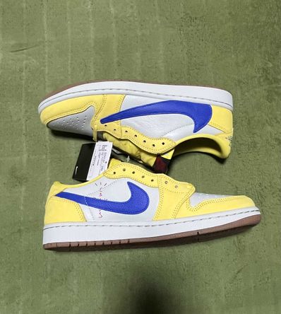 Travis Scott × Nike Women's Air Jordan 1 Retro Low OG "Canary"