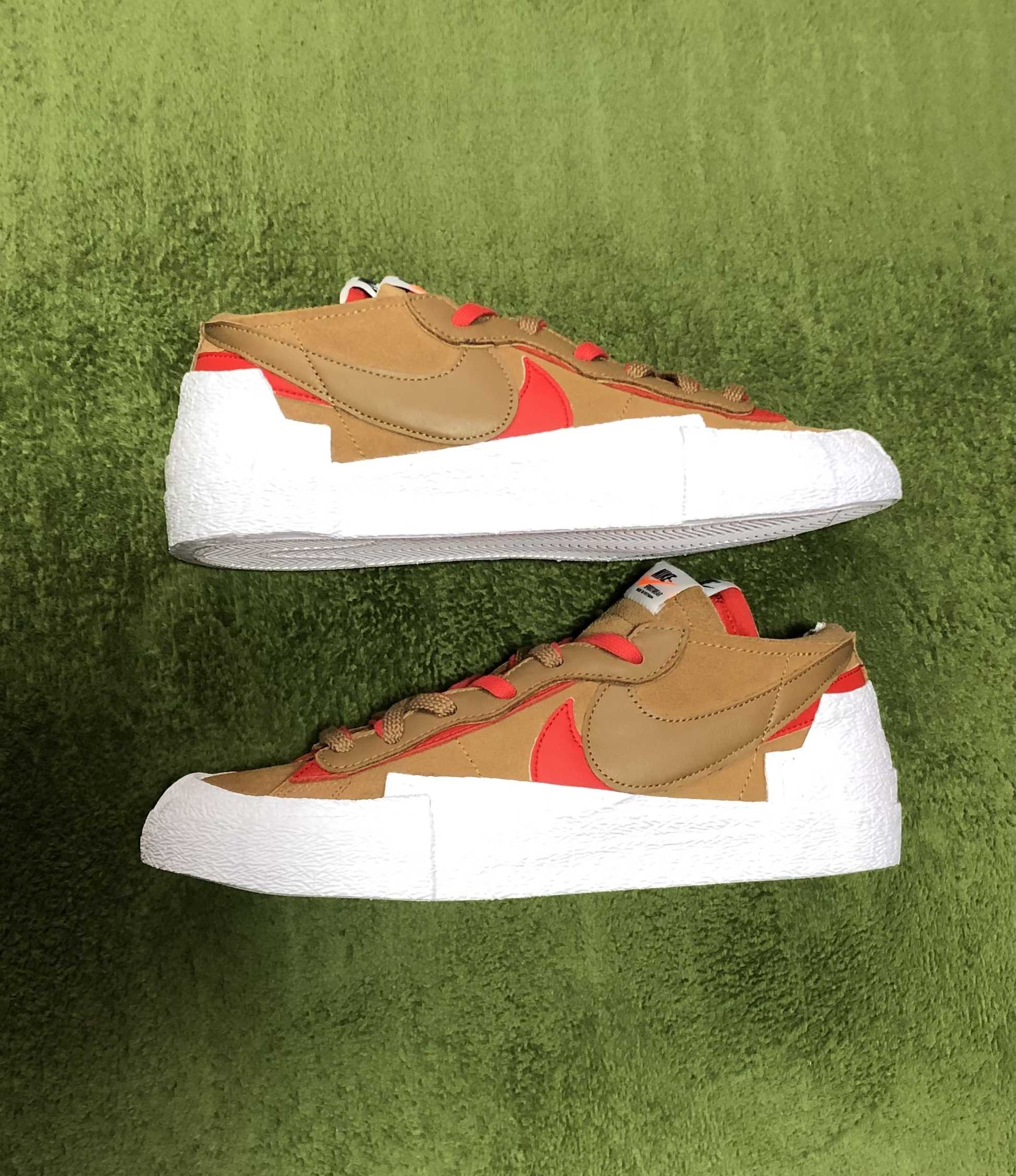 SACAI × NIKE BLAZER LOW "BRITISH TAN"
