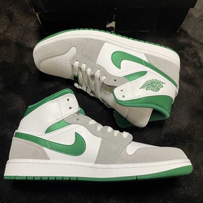 Nike Air Jordan 1 Mid "Green Grey White"