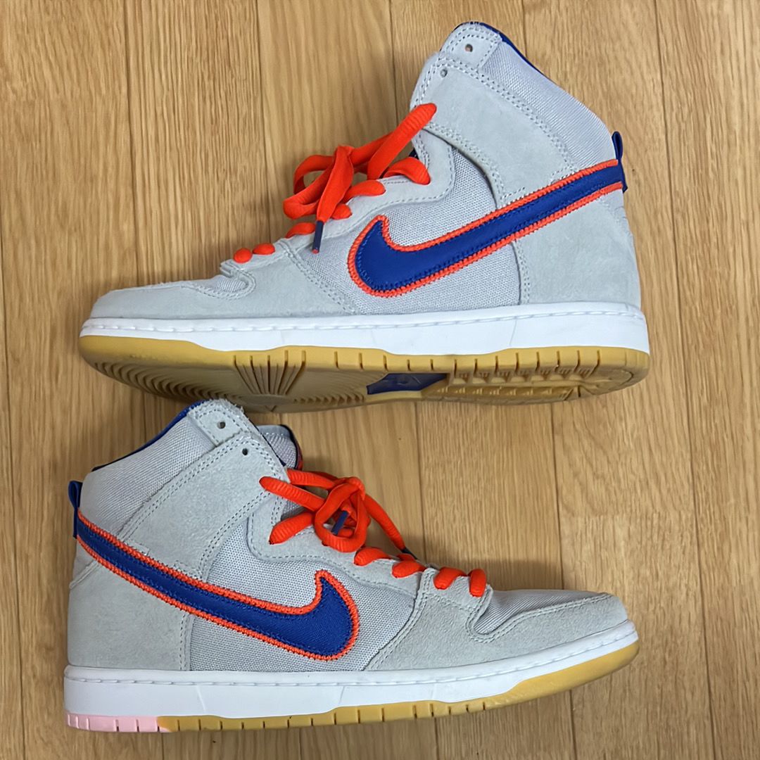 Nike SB Dunk High "Rush Blue and Team Orange/New York Mets"