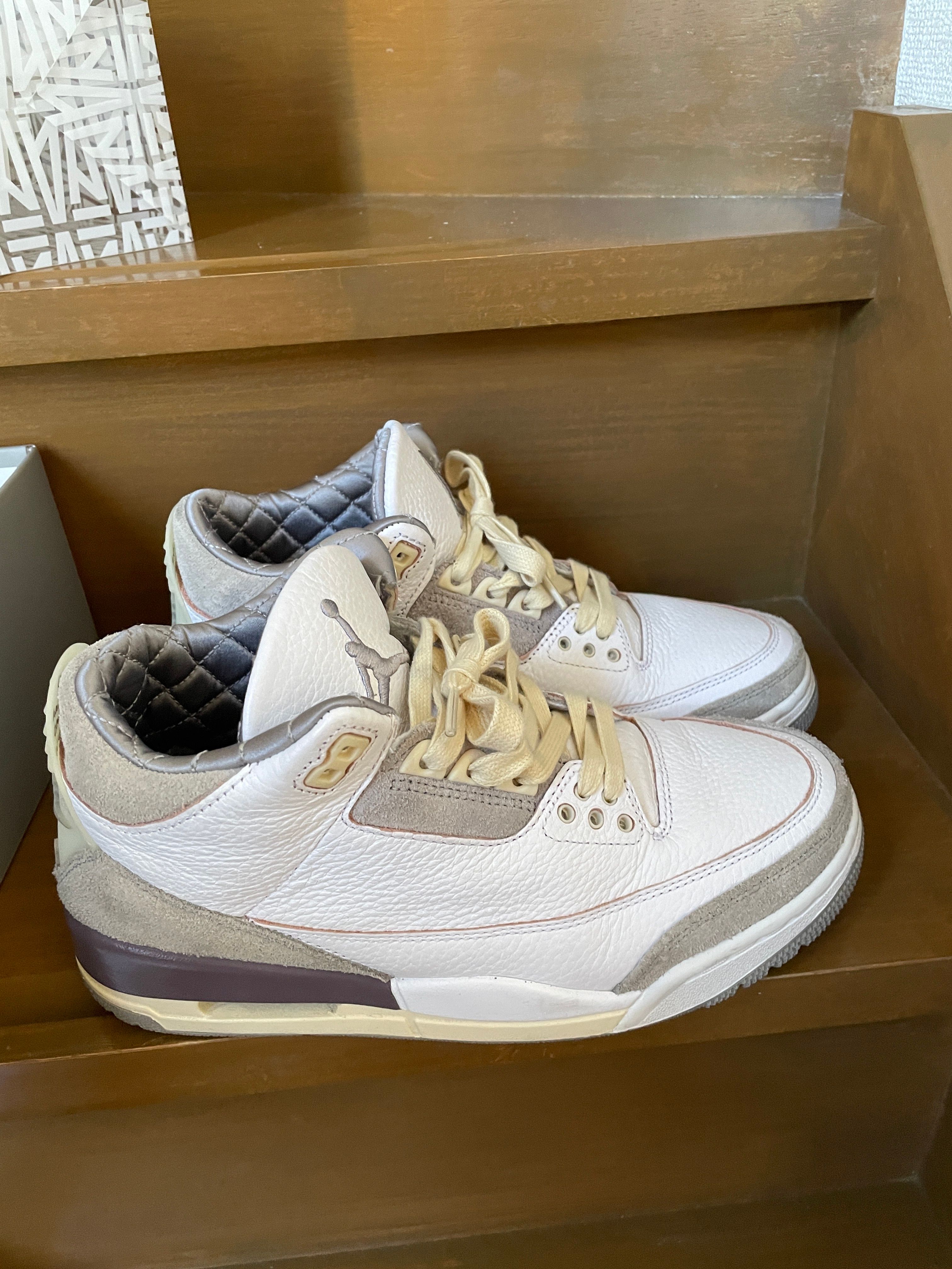 A Ma Maniere × Nike Women's Air Jordan 3 Retro SP "White/Medium Grey Violet Ore"