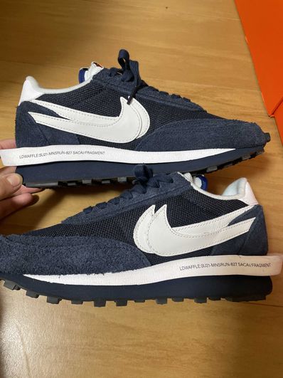 Fragment × sacai × Nike LD Waffle "Blackended Blue"