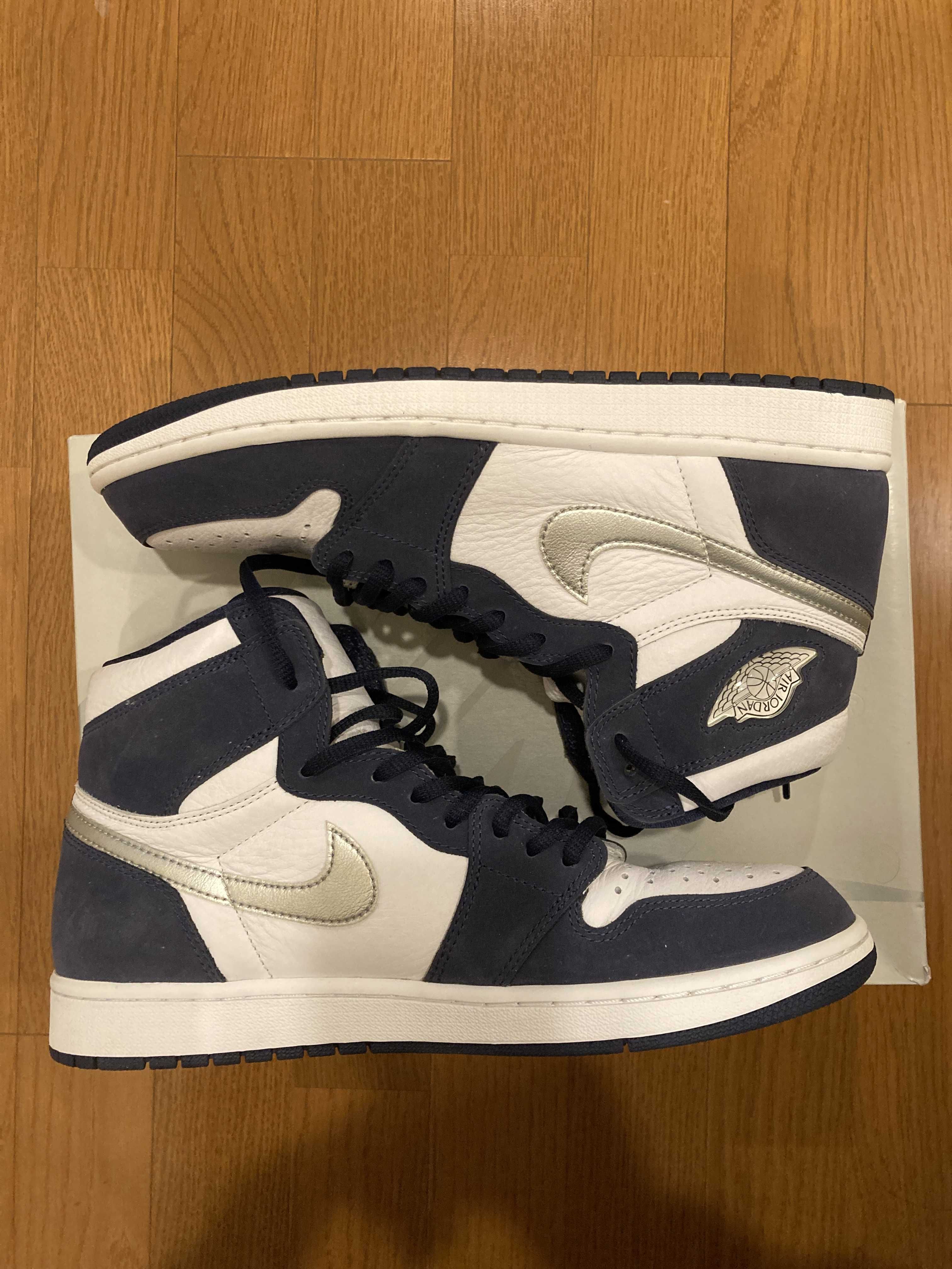 Nike Air Jordan 1 High OG CO.JP "White/Midnight Navy" (2020)(ブリーフケースなし)