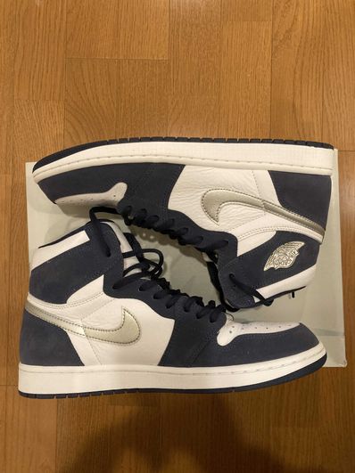 Nike Air Jordan 1 High OG CO.JP "White/Midnight Navy" (2020)(ブリーフケースなし)