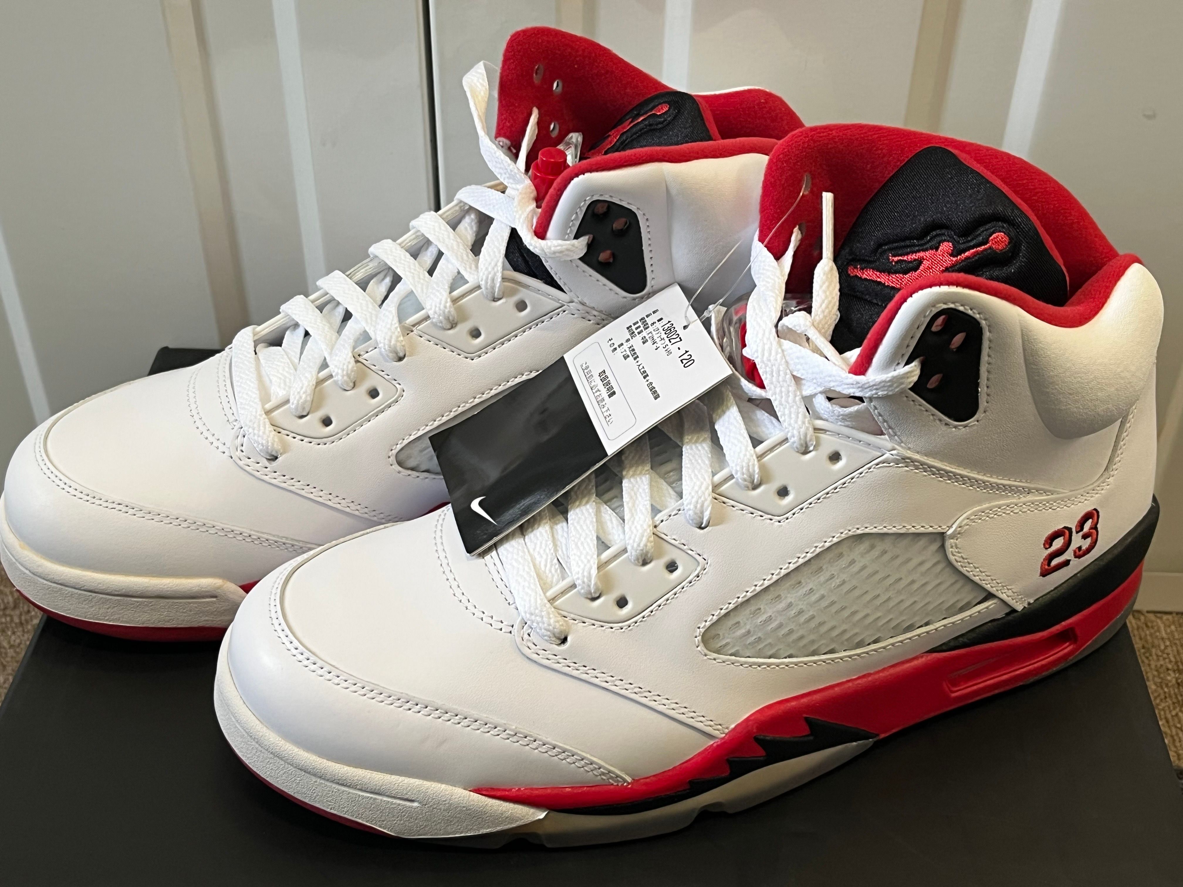 Nike Air Jordan 5 Retro "Fire Red/Black Tongue" (2013)