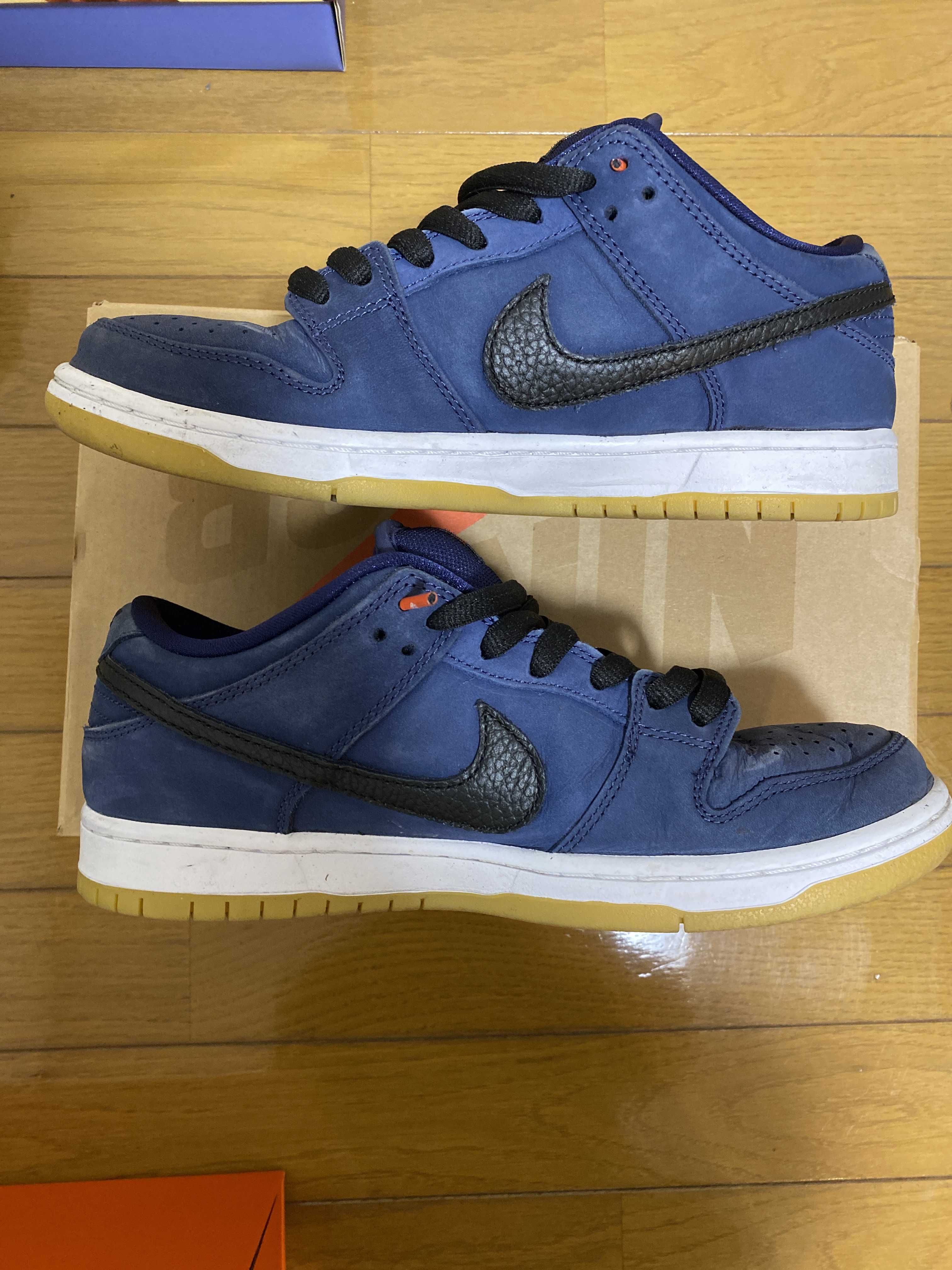 Nike SB Dunk Low Orange Label "Obsidian/Black-Light Gum Brown"