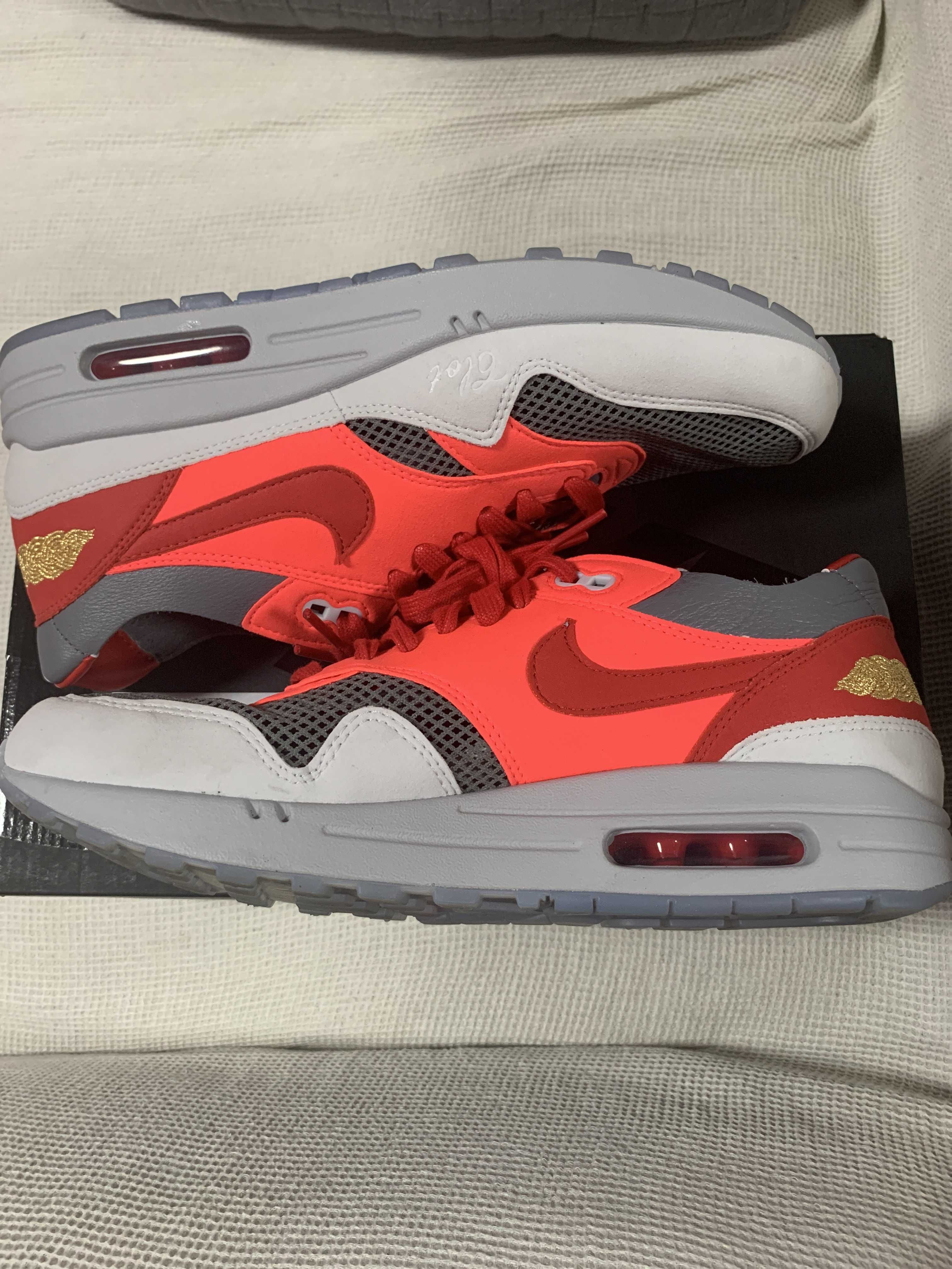 CLOT × NIKE AIR MAX 1 "K.O.D" SOLAR RED