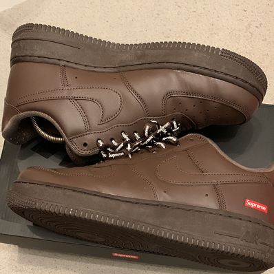 Supreme × Nike Air Force 1 Low "Baroque Brown"