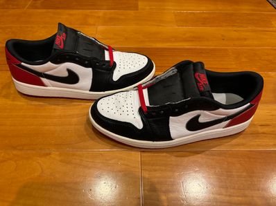 Nike Air Jordan 1 Retro Low OG "Black Toe"