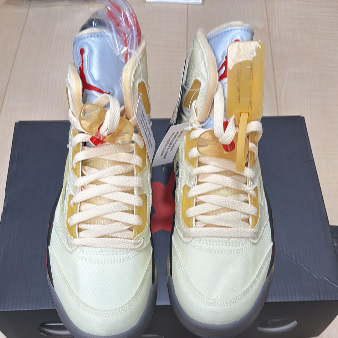 Off-White × Nike Air Jordan 5 "Sail"
