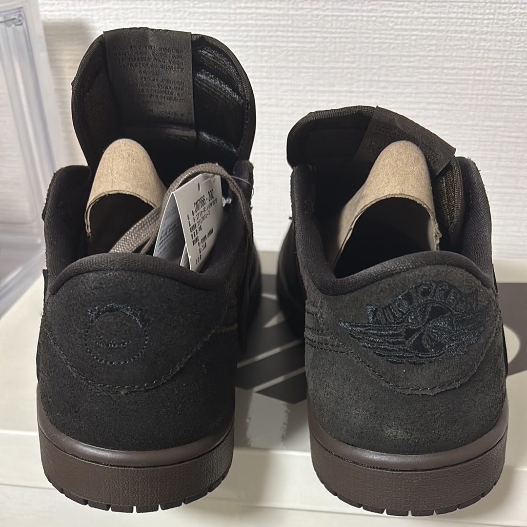 Travis Scott × Nike Air Jordan 1 Low OG SP "Velvet Brown and Dark Mocha"