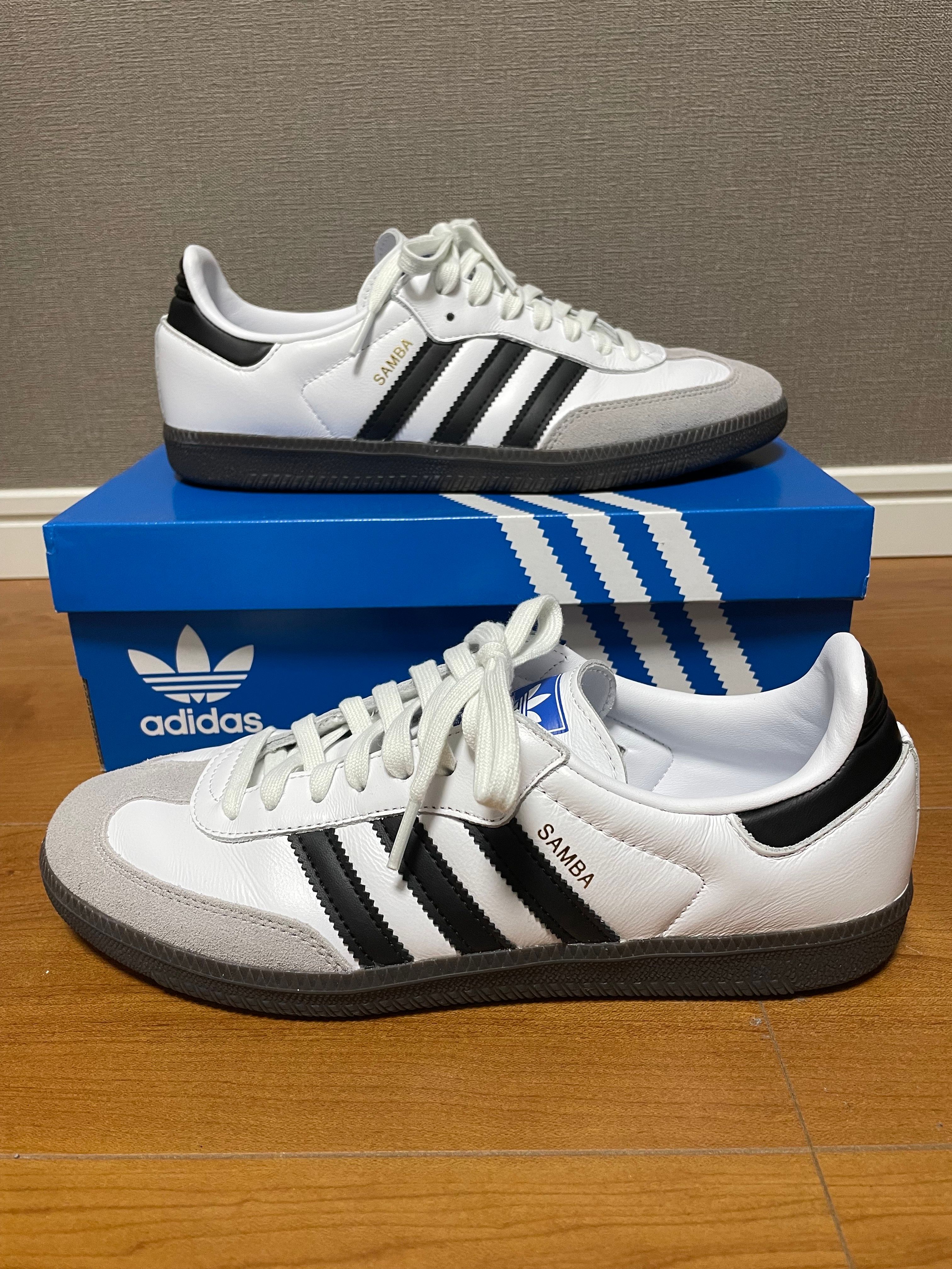 adidas Samba OG "Cloud White/Core Black/Clear Granite"