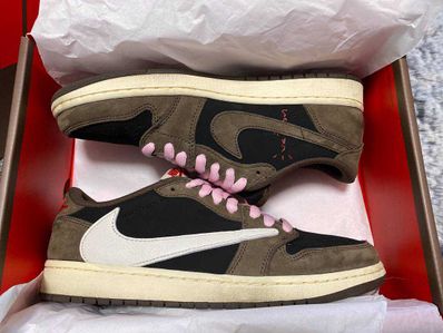 Travis Scott × Nike Air Jordan 1 Low OG SP-T "Black/Dark Mocha"