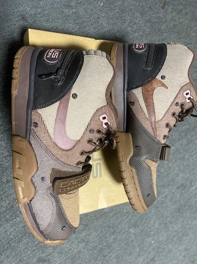 Travis Scott x Nike Air Trainer 1 SP "Archaeo Brown and Rust Pink"