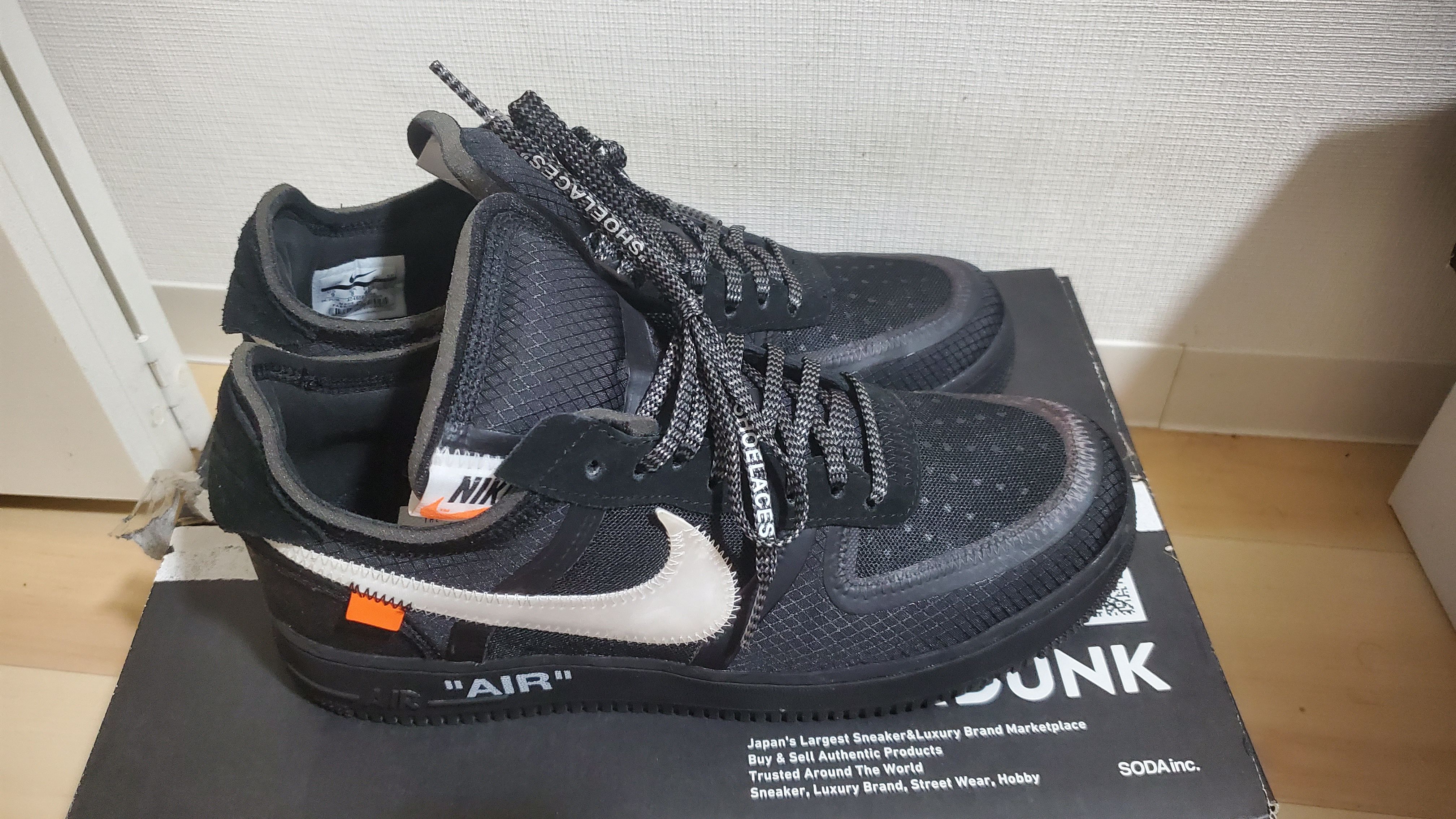 Off-White × Nike Air Force 1 Low "Black"