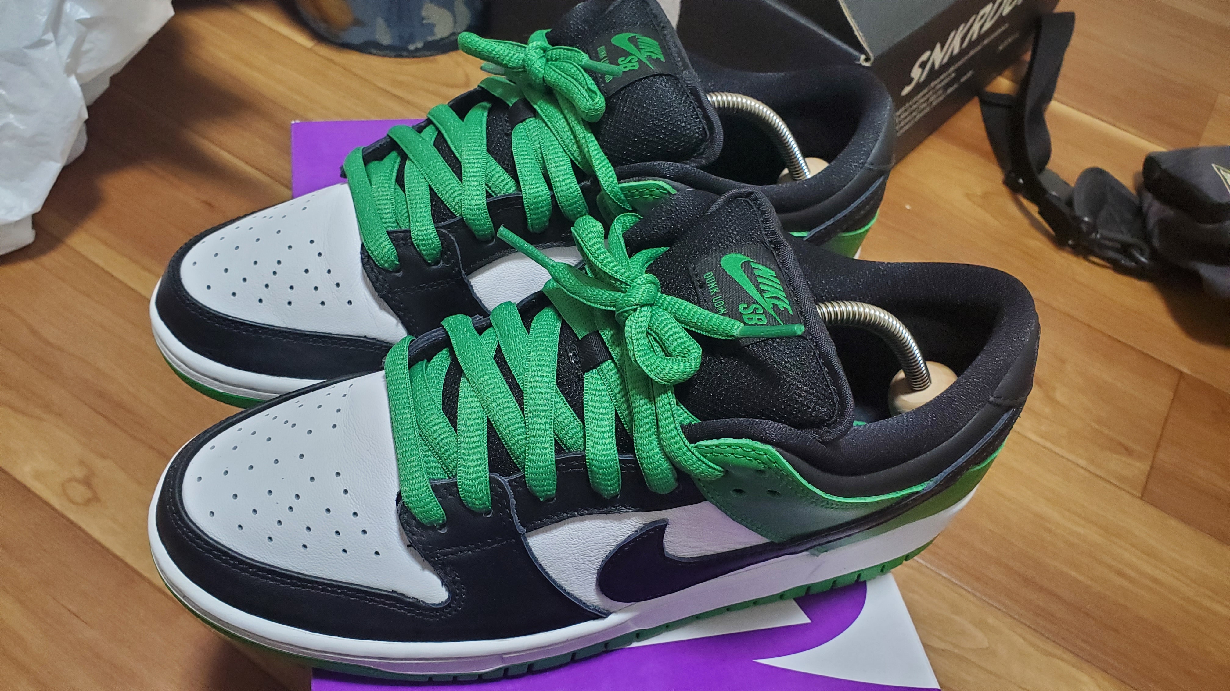 Nike SB Dunk Low Pro "Black and Classic Green"