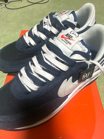 Fragment × sacai × Nike LD Waffle "Blackended Blue"