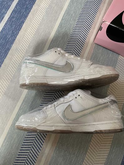 Diamond Supply Co. × Nike SB Dunk Low Pro "White"