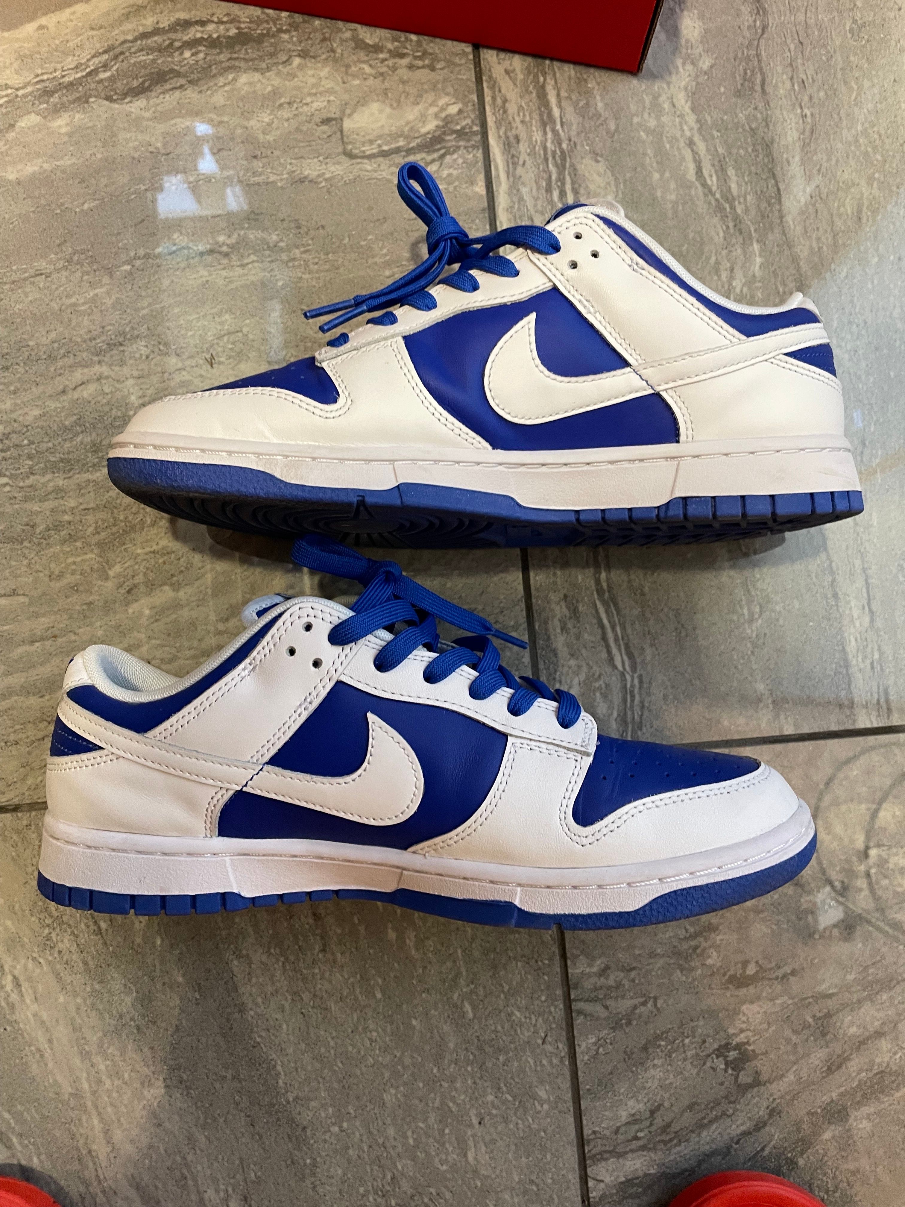 Nike Dunk Low Retro "Racer Blue and White"