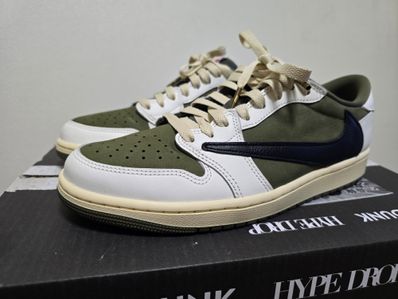 Travis Scott × Nike Air Jordan 1 Low OG SP "Reverse Olive"