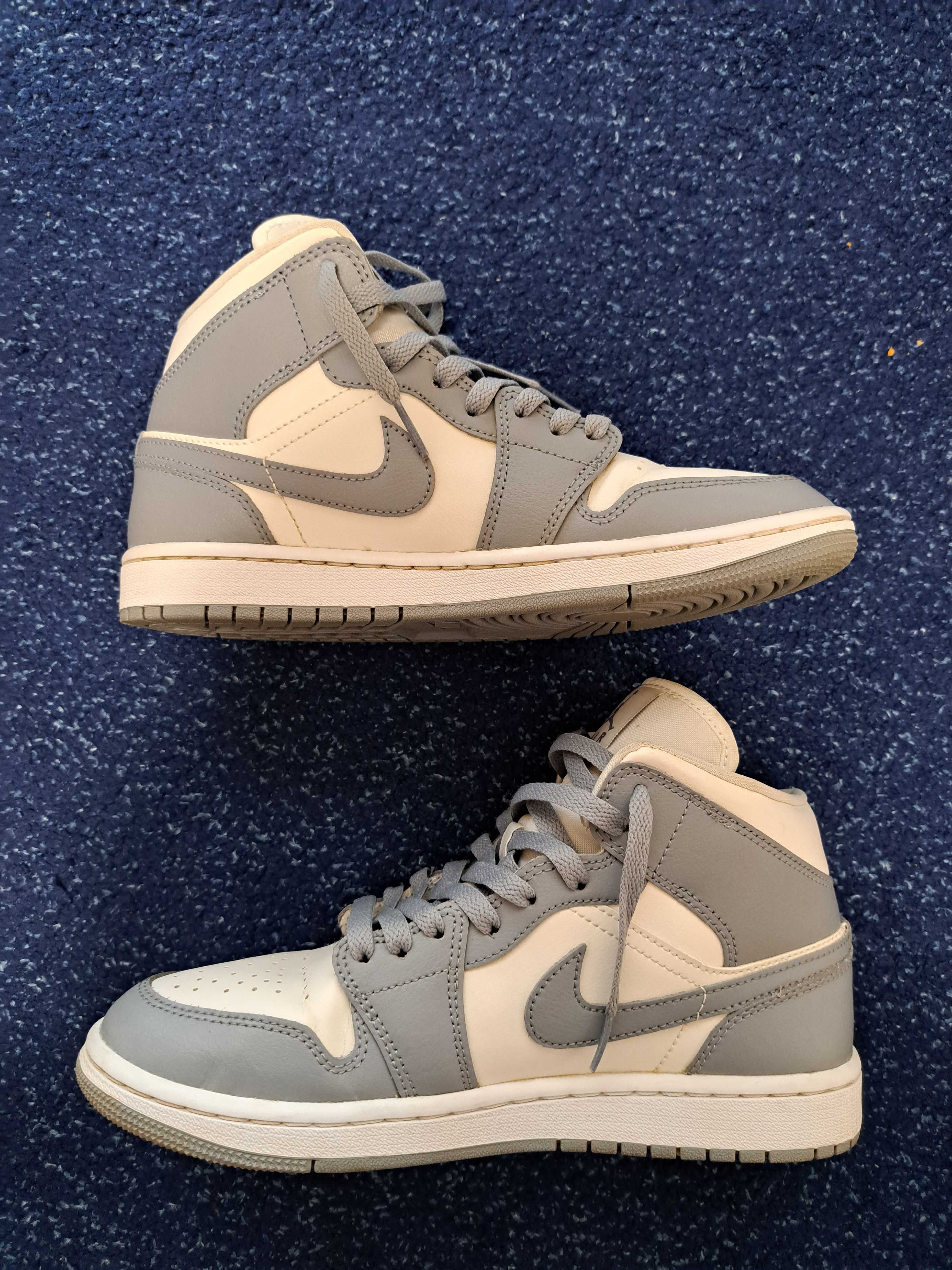 Nike Women's Air Jordan 1 Mid "Grey/Sail"