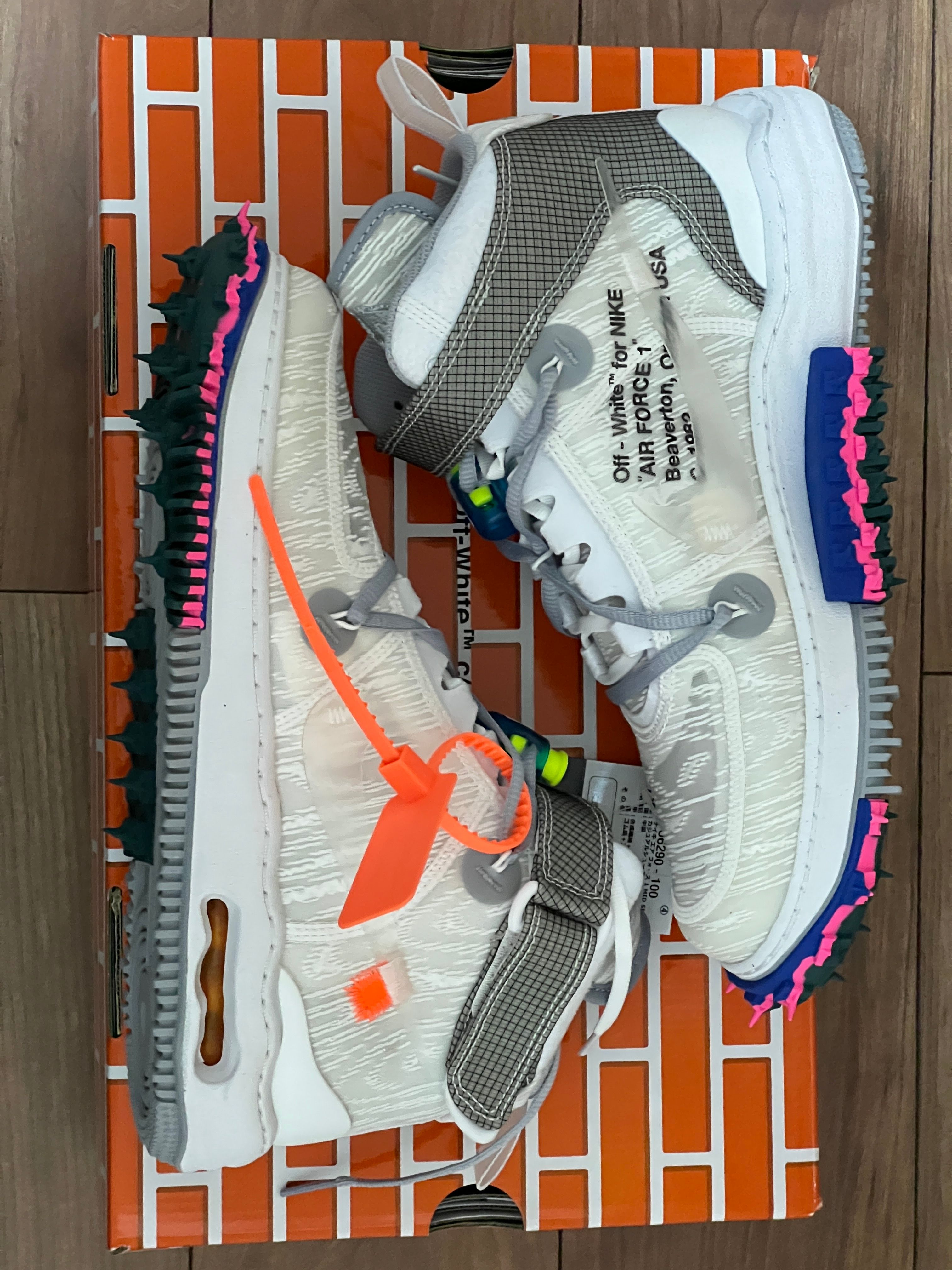 Off-White × Nike Air Force 1 Mid "White"