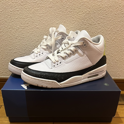 Fragment × Nike Air Jordan 3 "White/Black"